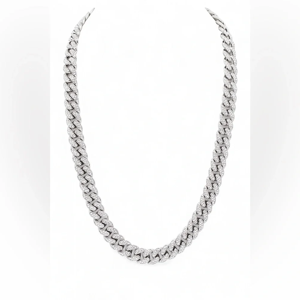 24” Men’s Bling Cuban Necklace